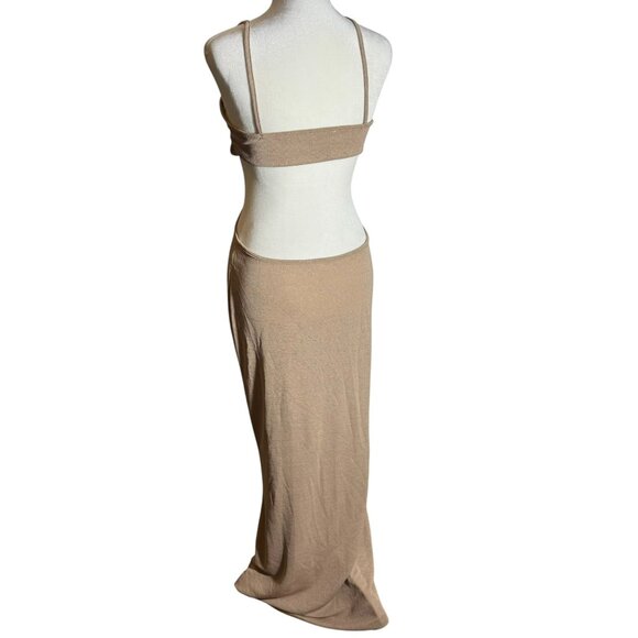 Hazel & Olive Cut Out Maxi Dress, Large - Picture 3 of 7